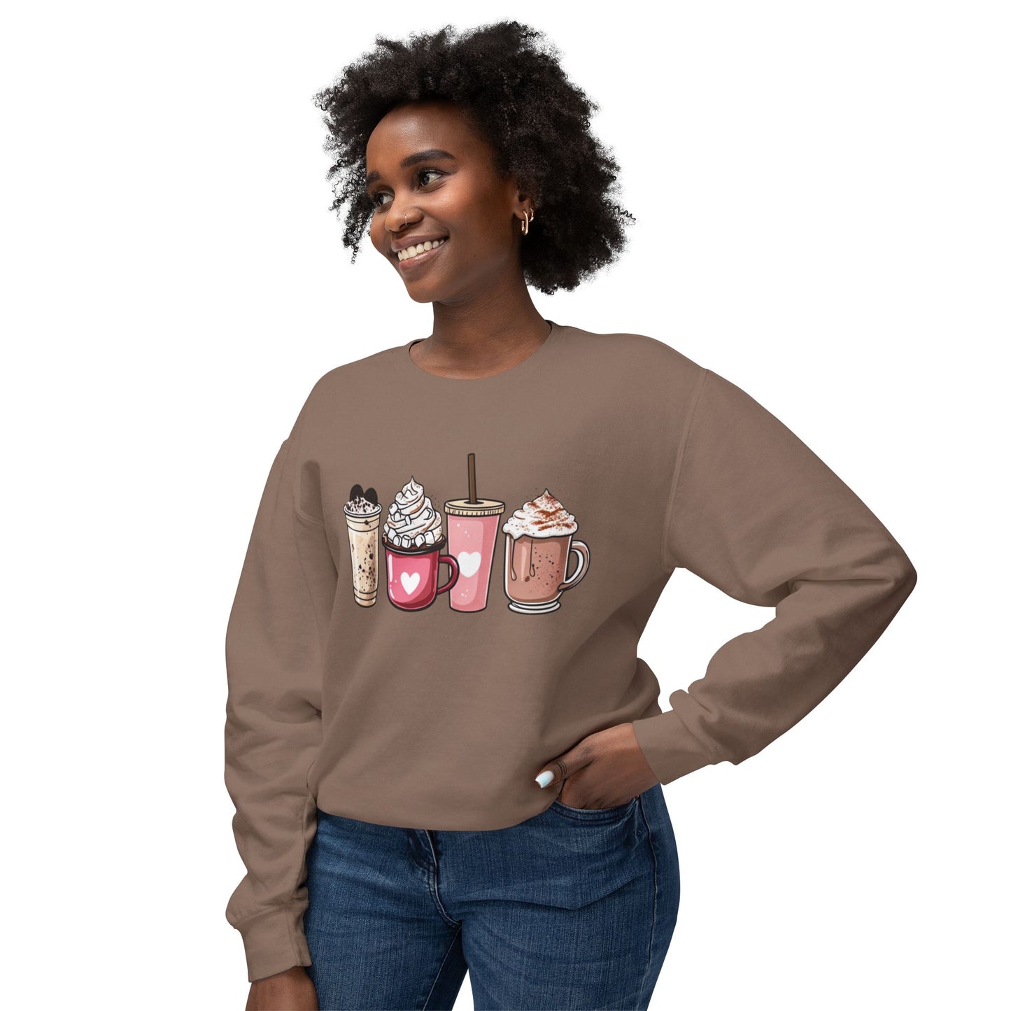 Cozy Coffee Crewneck Sweatshirt