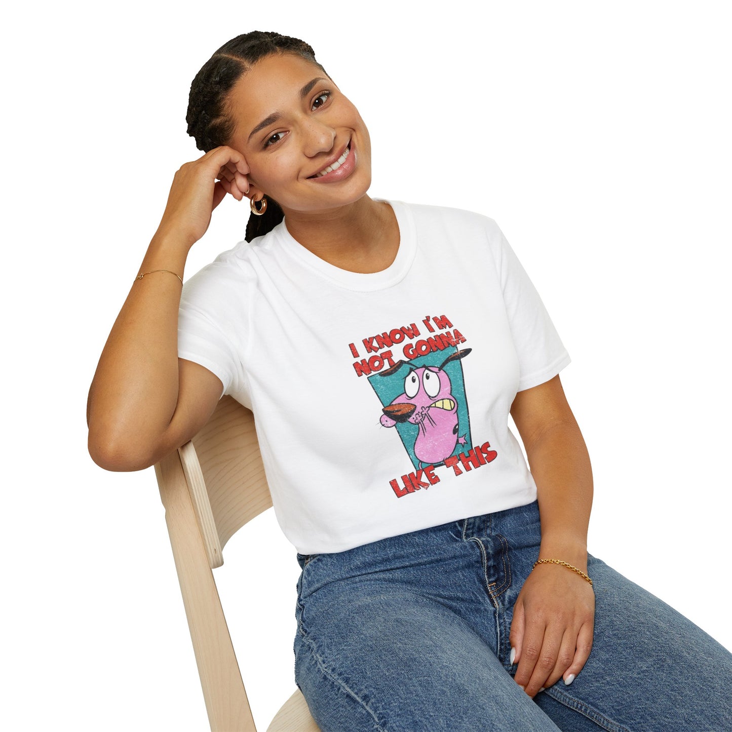 “courage the cowardly dog” T-shirt