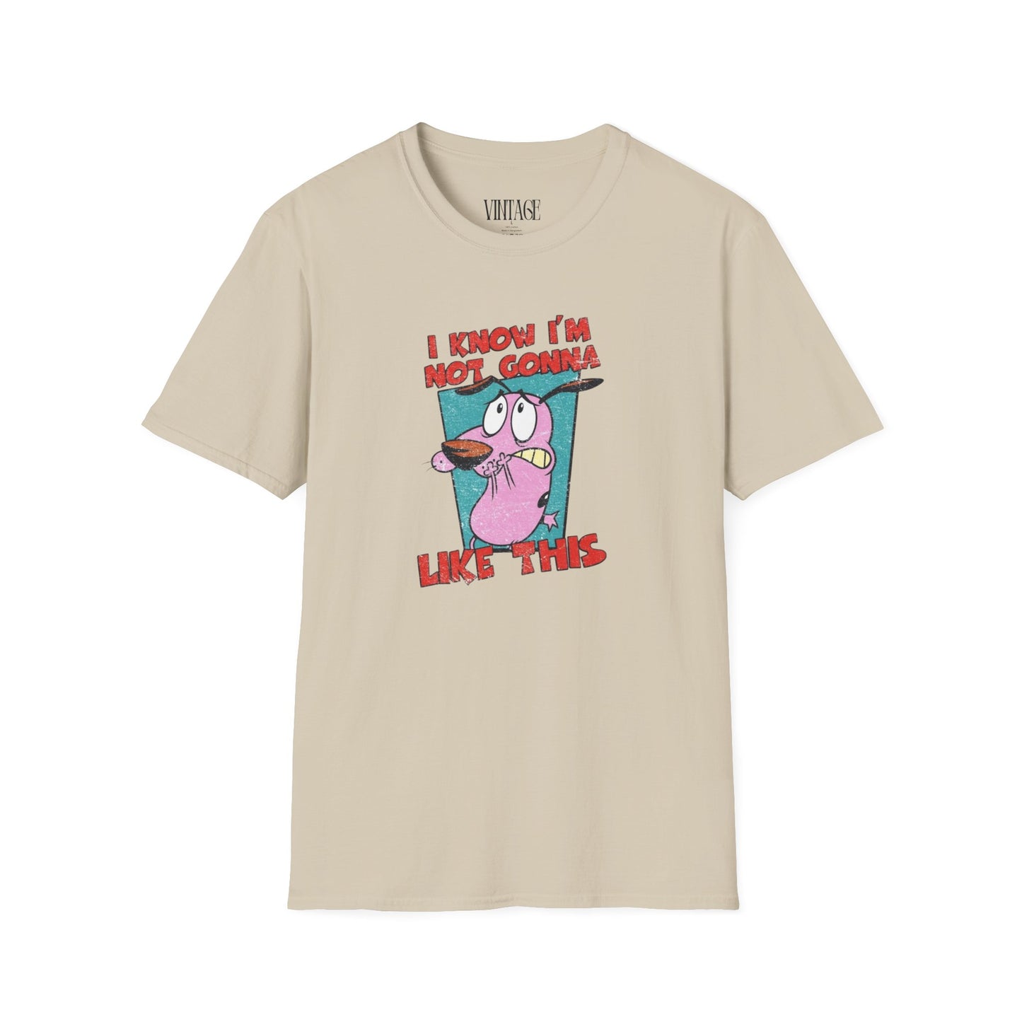 “courage the cowardly dog” T-shirt
