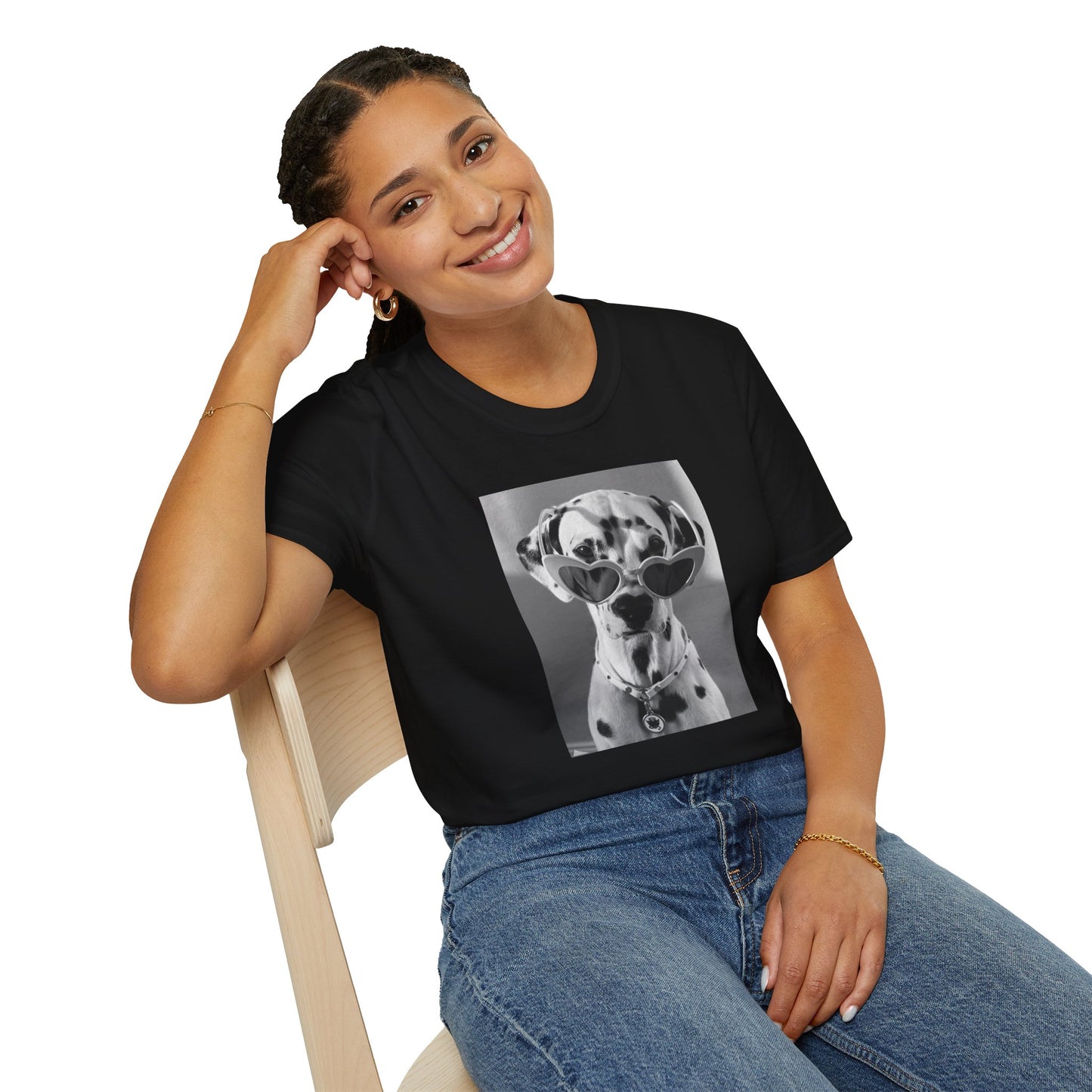 Dog with glasses T-shirt